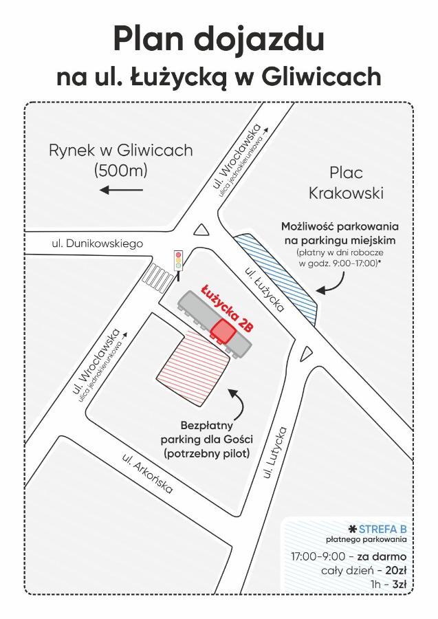 Kairos Apartments - Gold - Darmowy Parking, Scisle Centrum Gliwice Eksteriør billede